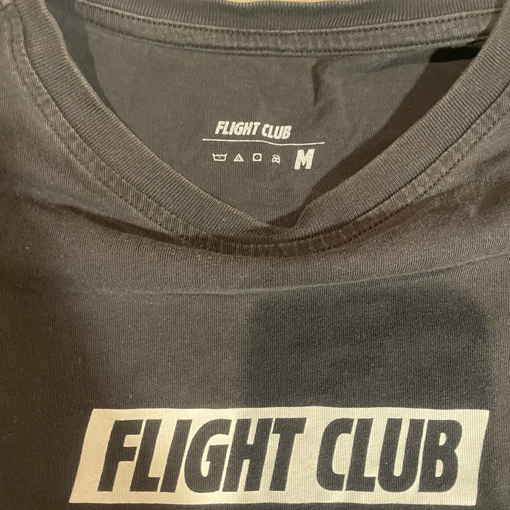 FLIGHT CLUB BLACK T-SHIRT - Picture 3 of 4